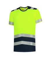 Unisex odolné reflexní tričko High Vis Bicolor s UV ochranou